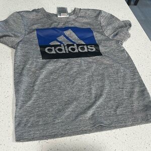 BOGO free 

Adidas Gray and Blue Short Sleeve Tee